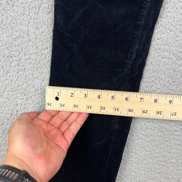 Ann Taylor LOFT Navy Blue Modern Skinny Modern Very Fine Wale Corduroy Size 28/6 - Picture 5 of 13